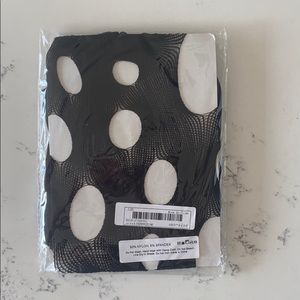Black Hollow Out Mesh Fashion Tights